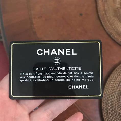 chanel gst 2018|authenticity card Chanel.